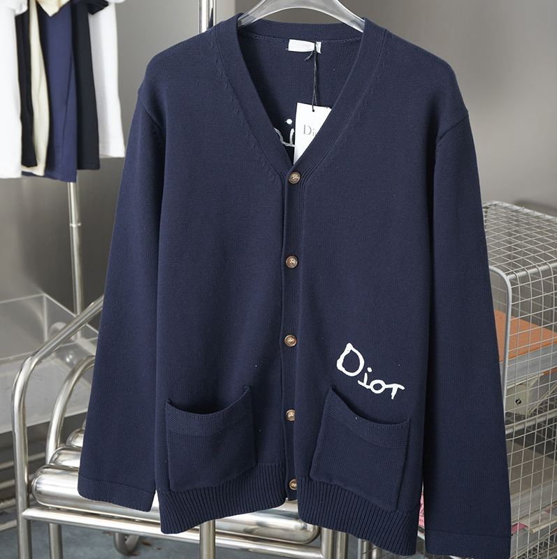 ディオール DIOR 26FW ニットカーディガン メンズ