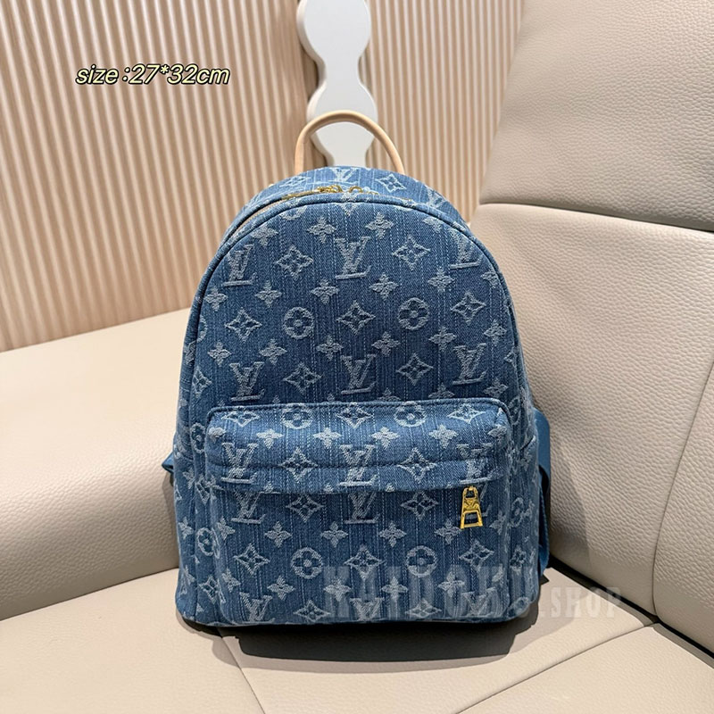 ルイヴィトンLOUIS VUITTON デニムバックパック リュックバッグ メンズ レディース