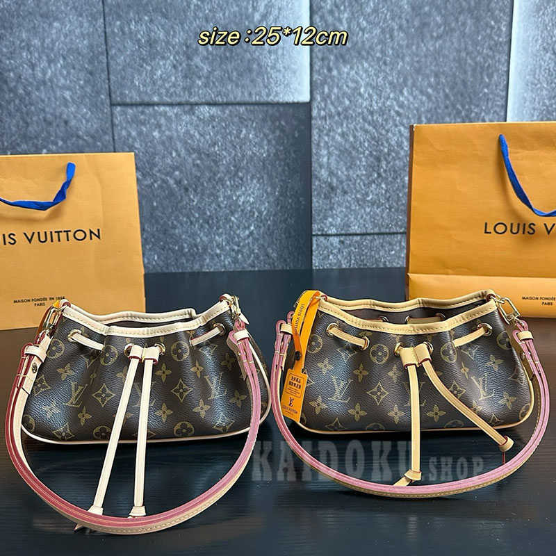 ルイヴィトンLOUIS VUITTON ナノ・フリヴォル ショルダーバッグ レディース