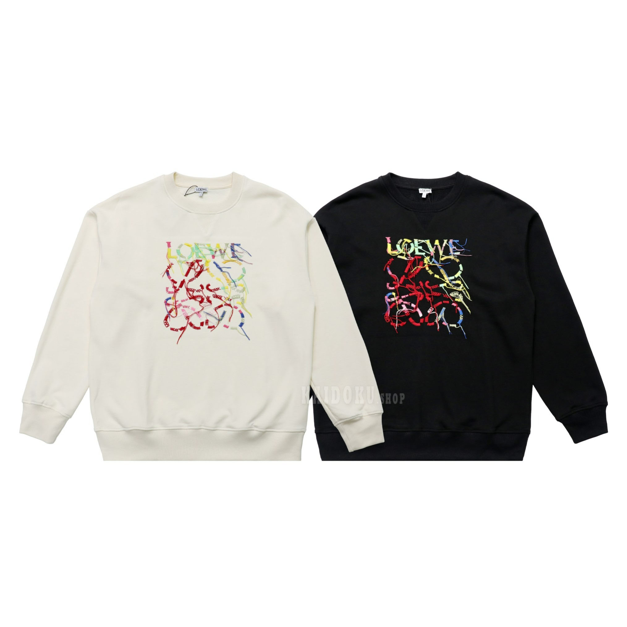 ロエベ LOEWE クルーネック スウェット 2色 レディース メンズ