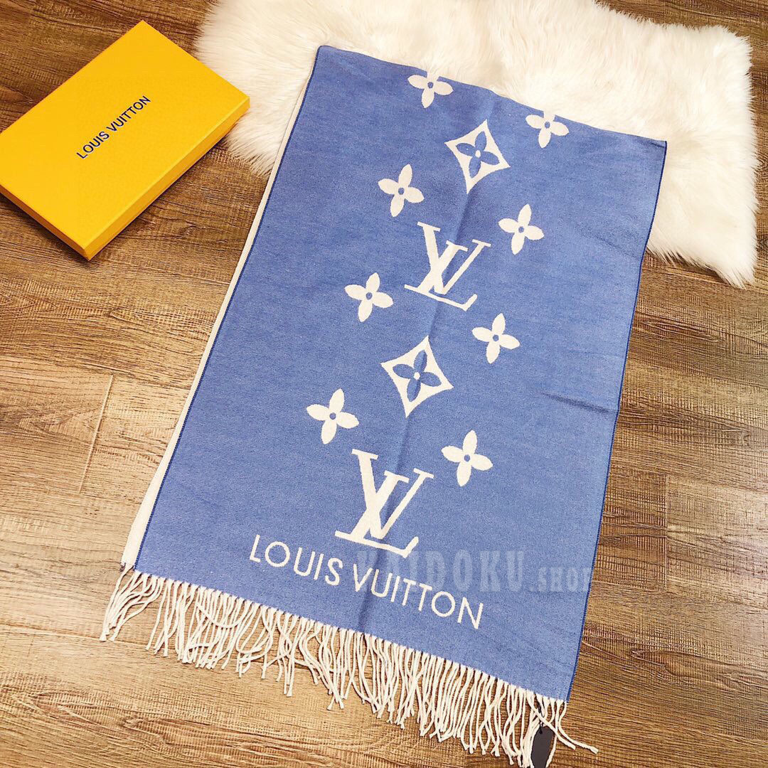 ルイヴィトン LOUIS VUITTON Reykjavik Gradient 秋冬 スカーフ レディース
