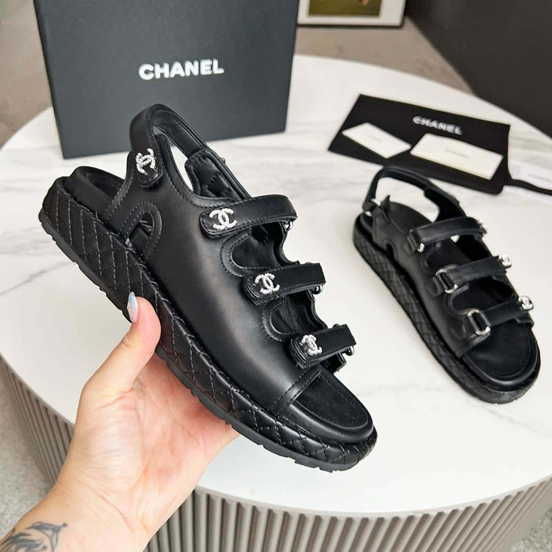 シャネル CHANEL フッドベッド サンダル シューズ レディース 