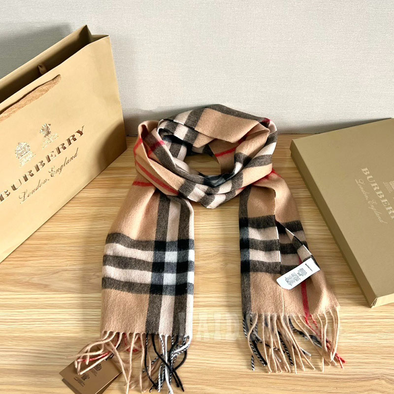 バーバリーBurberry アイコニックチェック カシミア マフラー レディース メンズ
