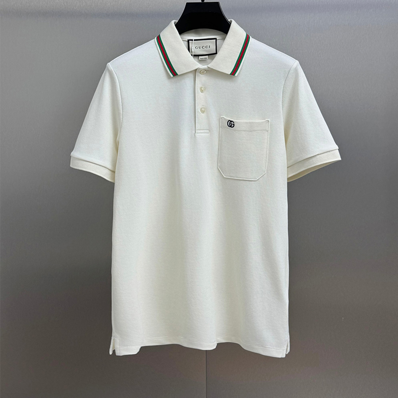 グッチ GUCCI ダブルG ピケ ポロシャツ 2色 メンズ