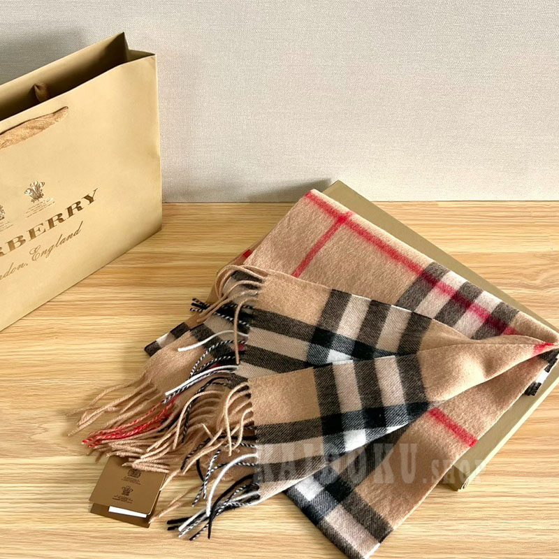 バーバリーBurberry アイコニックチェック カシミア マフラー レディース メンズ