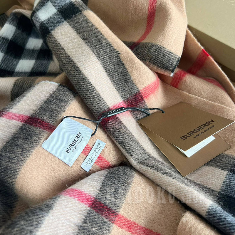 バーバリーBurberry アイコニックチェック カシミア マフラー レディース メンズ