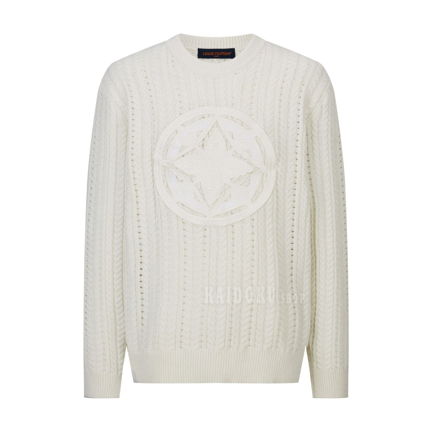 ルイヴィトン LOUIS VUITTON COMPASS LS クルーネック ニットセーター メンズ