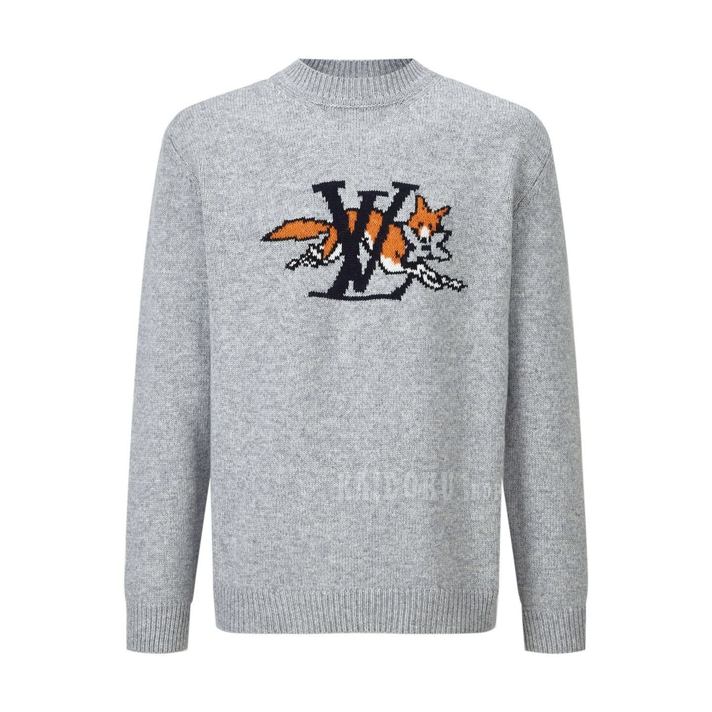 ルイヴィトン LOUIS VUITTON キツネ×LVロゴが目を惹く ニットセーター メンズ