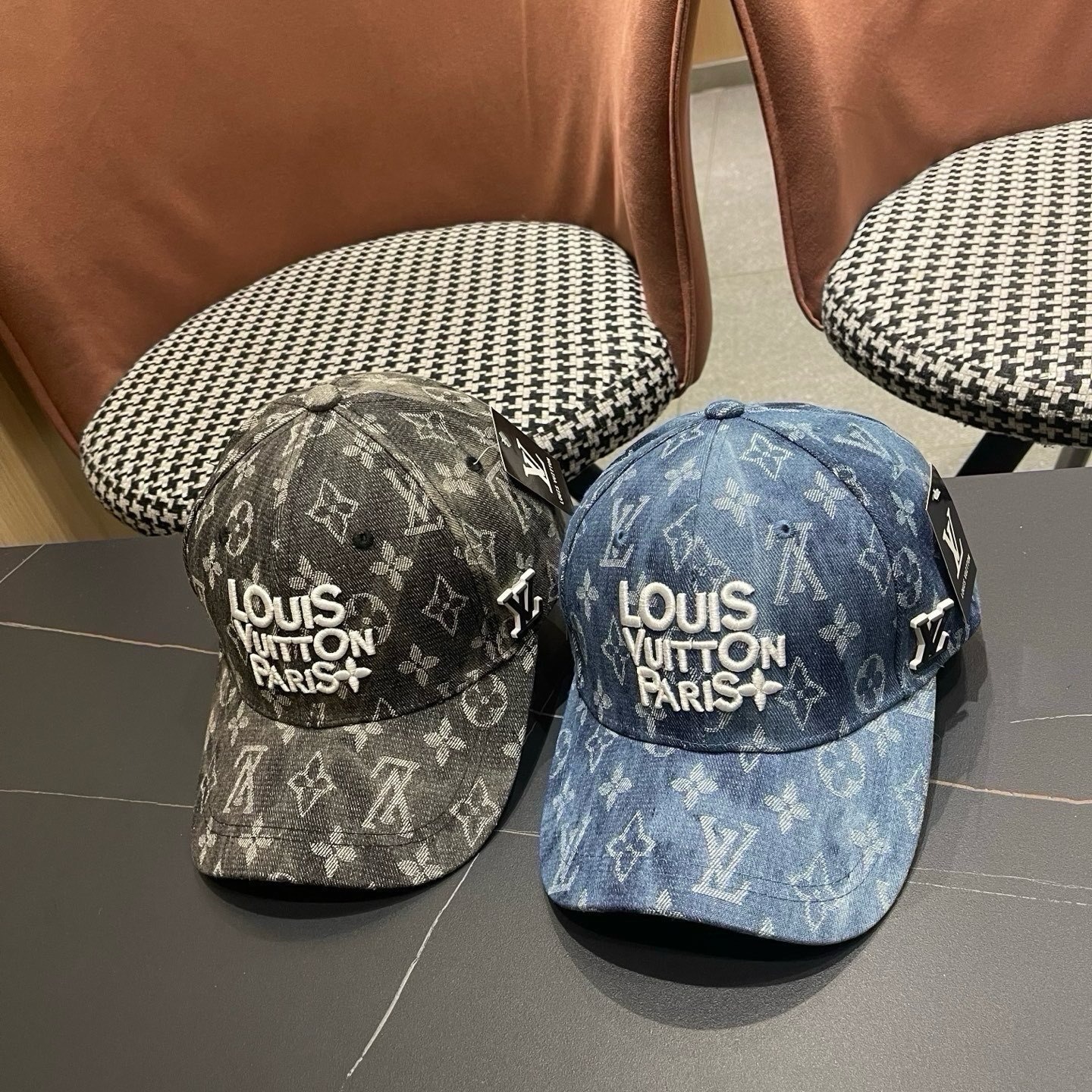 ルイヴィトン  Louis Vuitton キャップ モノグラム デニム 2色 帽子 レディース メンズ