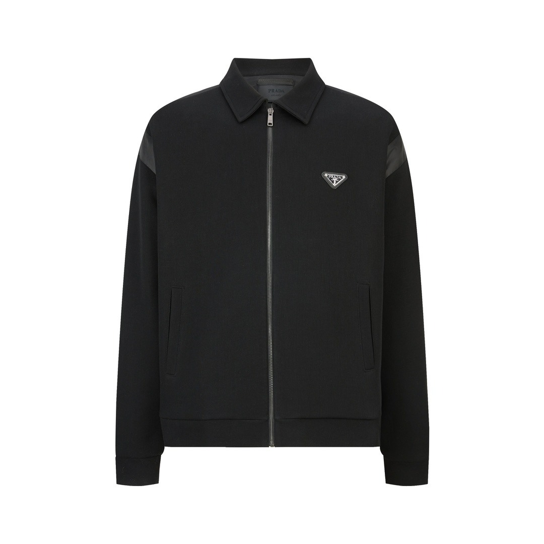 プラダ PRADA トライアングルロゴ ラペル ジャケット メンズ