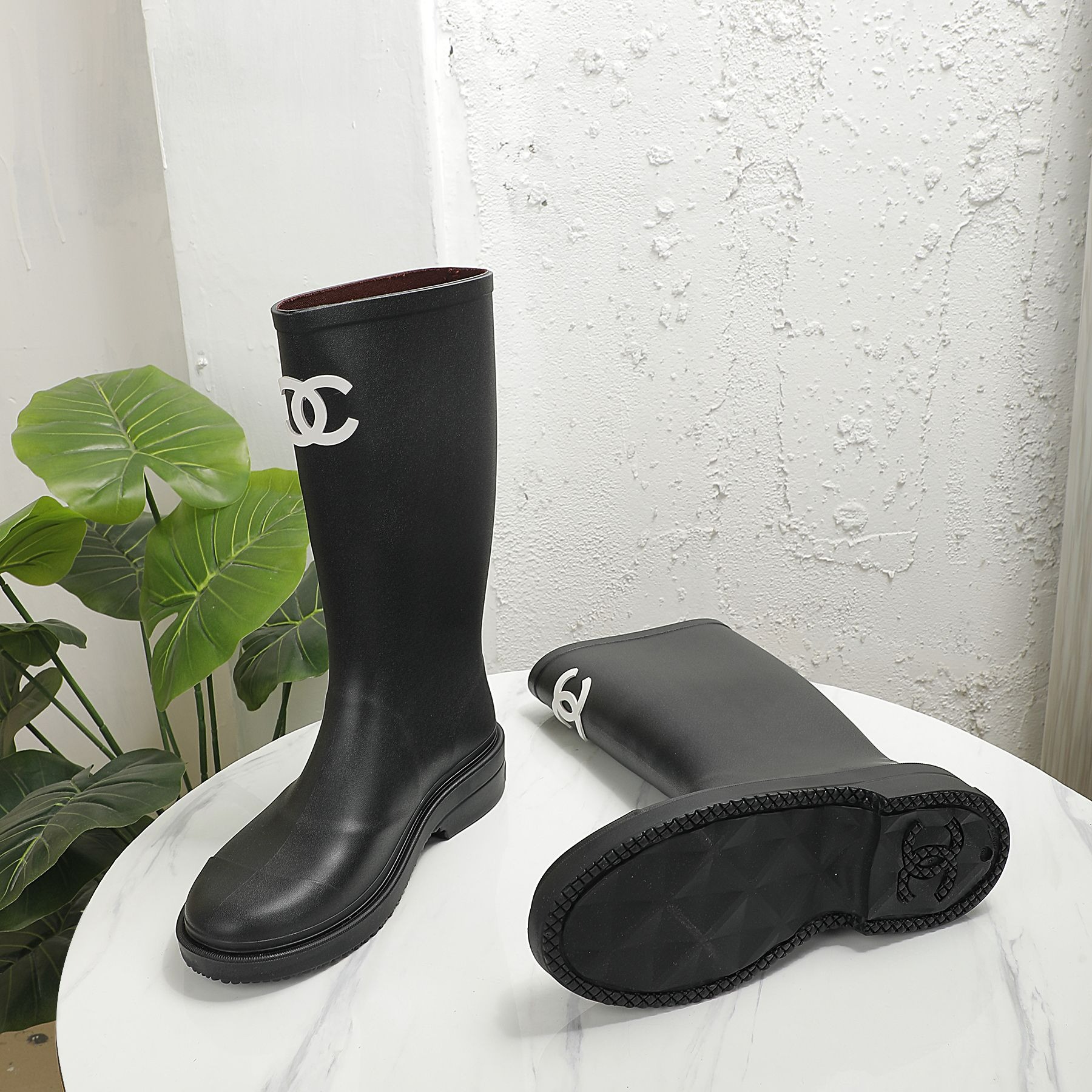 シャネル CHANEL ロング レインブーツ シューズ レディース ジェニー愛用