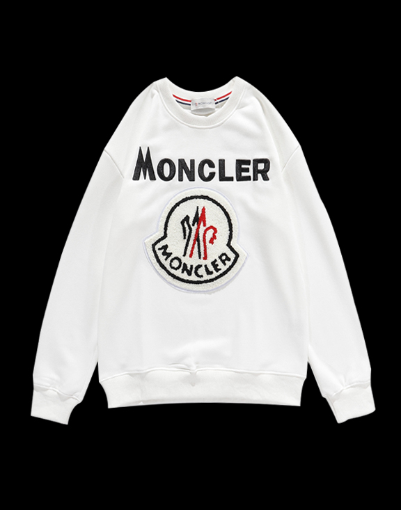 メンズ モンクレール/MONCLER ロゴ クルーネック スウェットシャツ