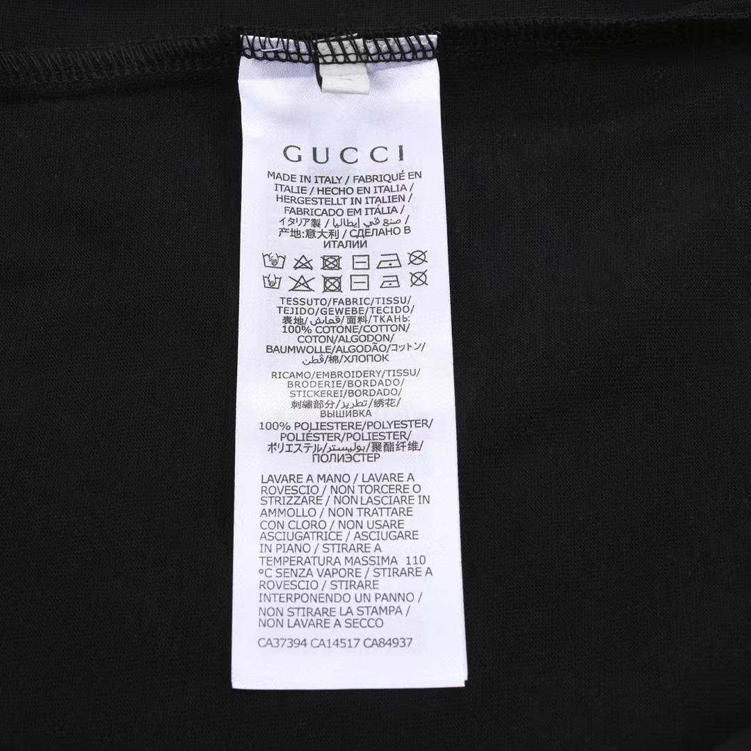 グッチ 春夏 熊プリント Tシャツ 半袖  メンズ＆レディース