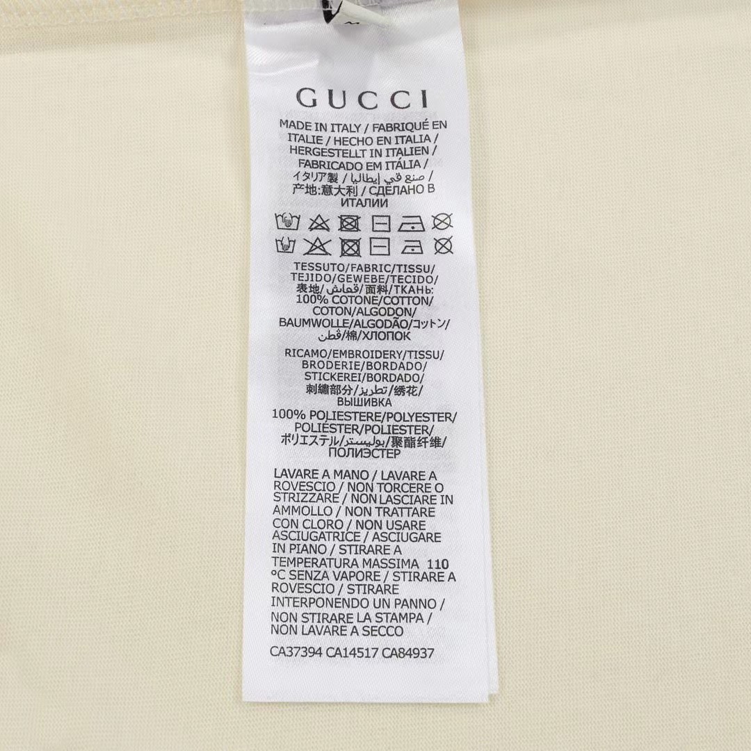 グッチ 春夏 熊プリント Tシャツ 半袖  メンズ＆レディース