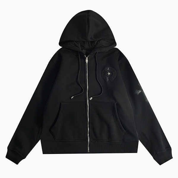 クロムハーツ Chrome Hearts アウターウェア ジップアップ フード付き ジャケット レディース メンズ