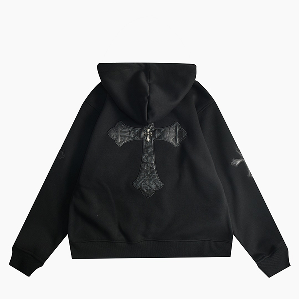 クロムハーツ Chrome Hearts アウターウェア ジップアップ フード付き ジャケット レディース メンズ