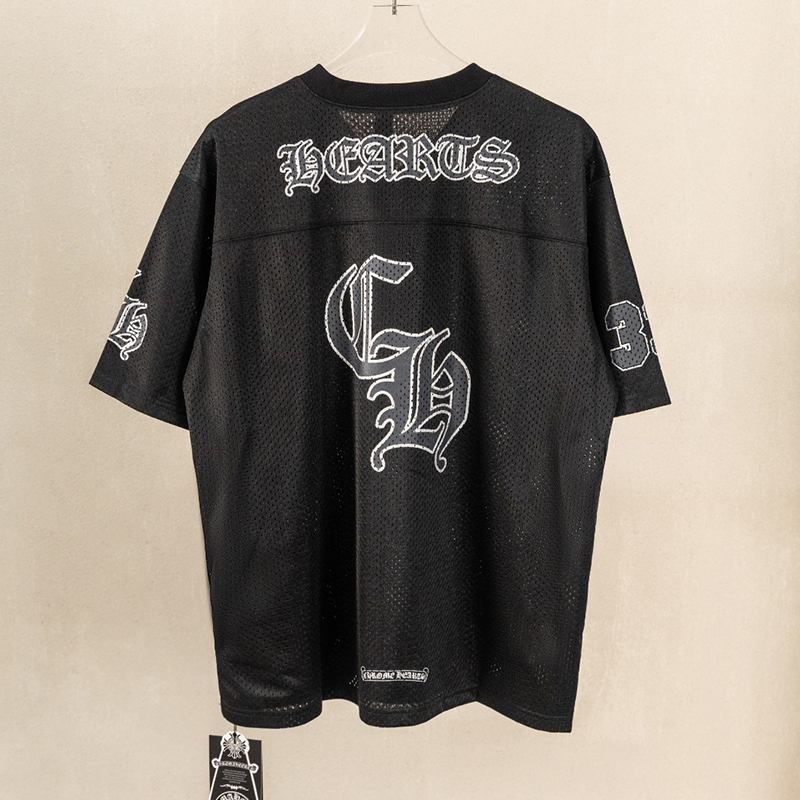 クロムハーツ Chrome Hearts メッシュスタジアムフットボールジャージ Tシャツ メンズ