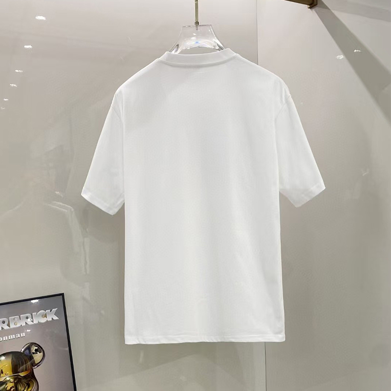 バレンシアガ Balenciaga プリント コットン Tシャツ 2色 メンズ＆レディース
