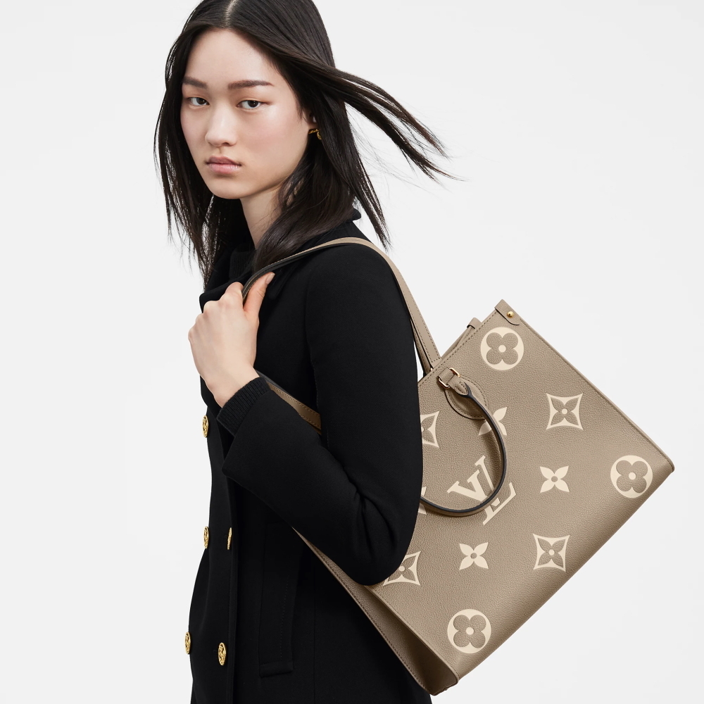 ルイヴィトン LOUIS VUITTON オンザゴー MM トートバッグ レディース