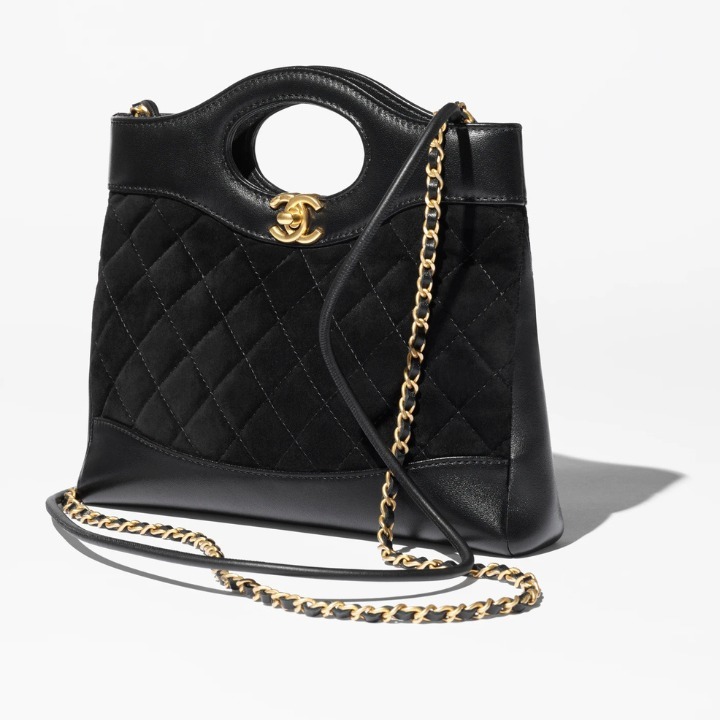 シャネル 25P スエード【CHANEL 31】ミニショッピングバッグ レディース