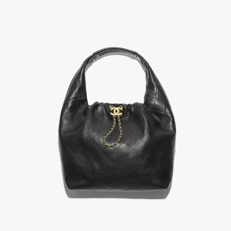 シャネル CHANEL お洒落 ラージ ホーボー バッグ レディース