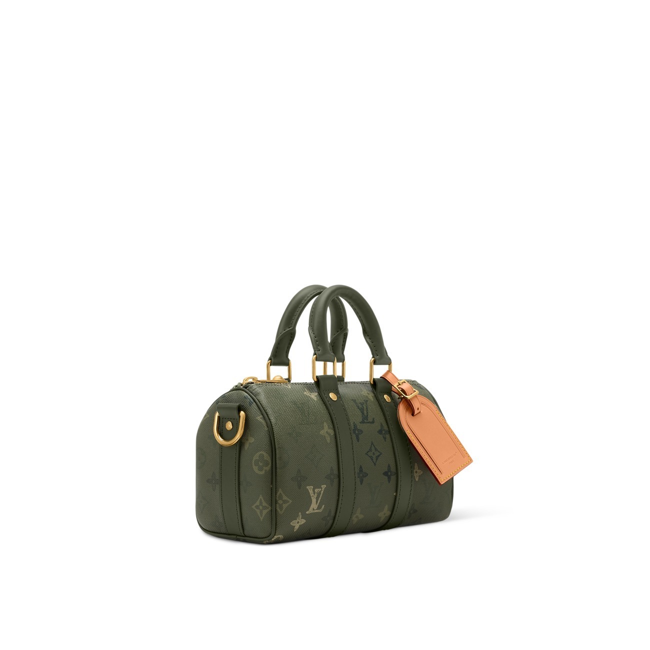 ルイヴィトン LOUIS VUITTON 新作*LV*キーポール 25 グリーンモノグラム ハンドバッグ M26930 メンズ