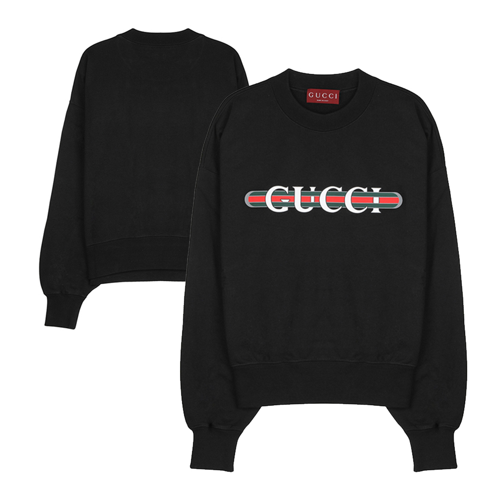 グッチ GUCCI コットン プリント スウェットシャツ レディース メンズ