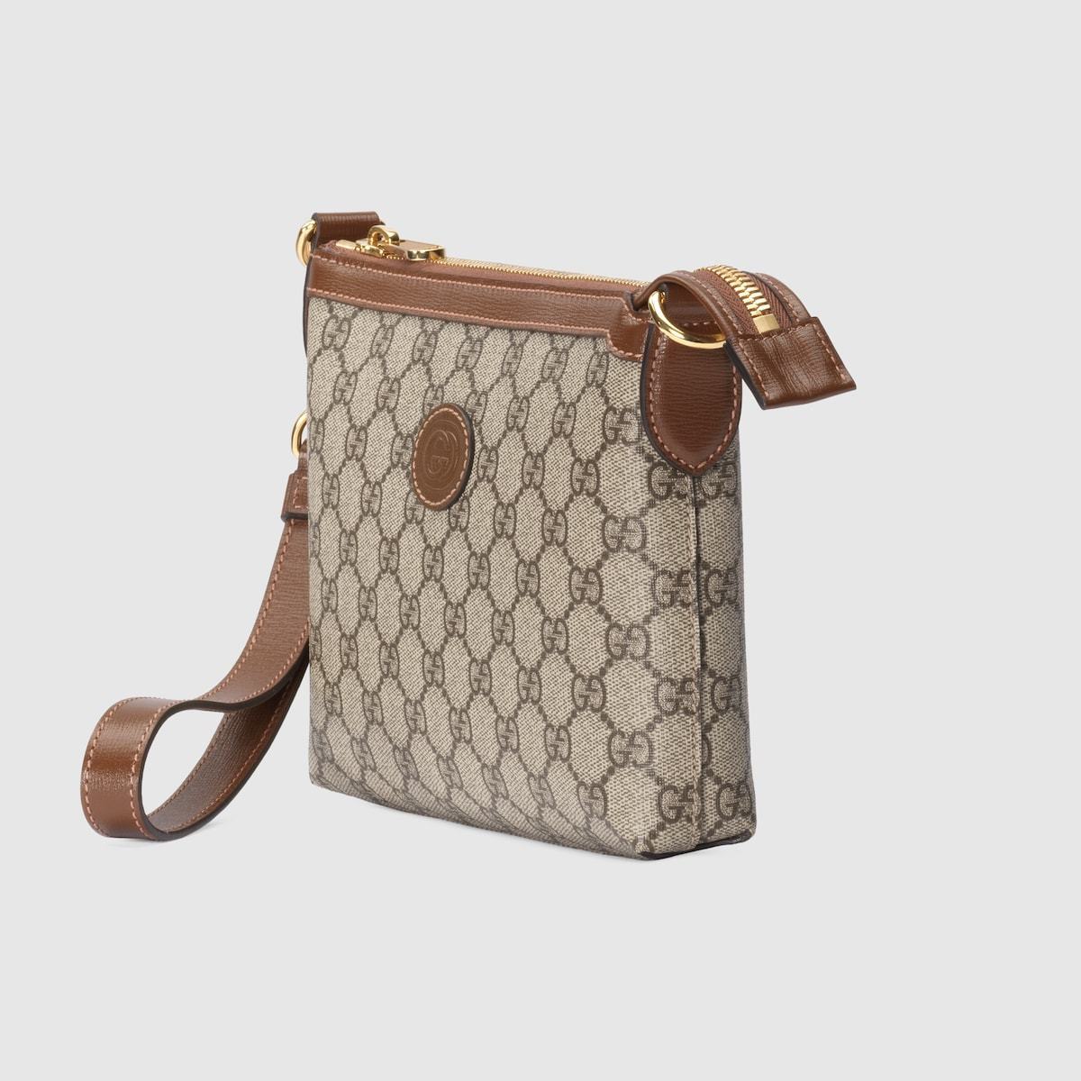 グッチ インターロッキングG付き メッセンジャーバッグ メンズ