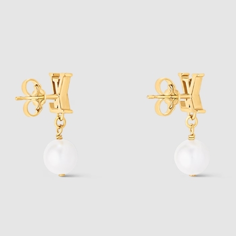 ルイヴィトン【Louis Vuitton】ピアス・LV アイコニック ルイザ ロゴ M01585 レディース