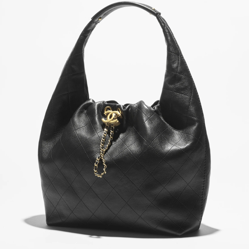 シャネル CHANEL お洒落 ラージ ホーボー バッグ レディース