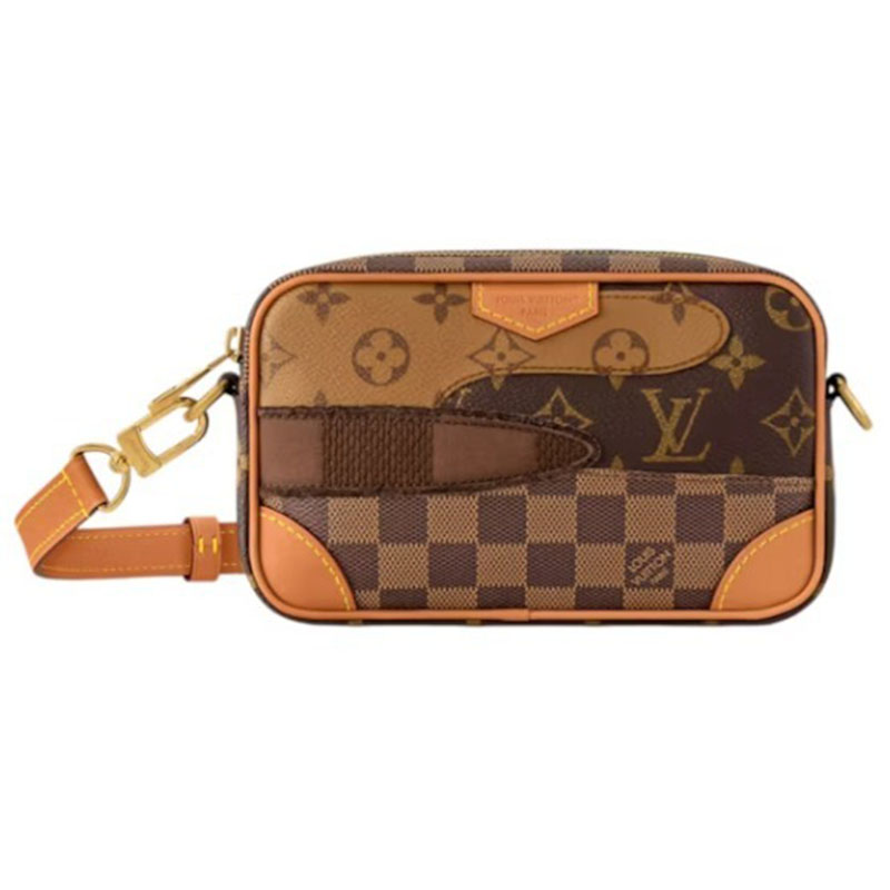 ルイヴィトン LOUIS VUITTON *ファレル×NIGO*トロカデロウェアラブルウォレットM26020 メッセンジャーバッグ メンズ