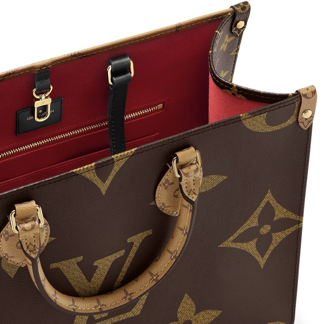 ルイヴィトン LOUIS VUITTON モノグラムトートバッグ M45321 オンザゴー MM 2WAY レディース