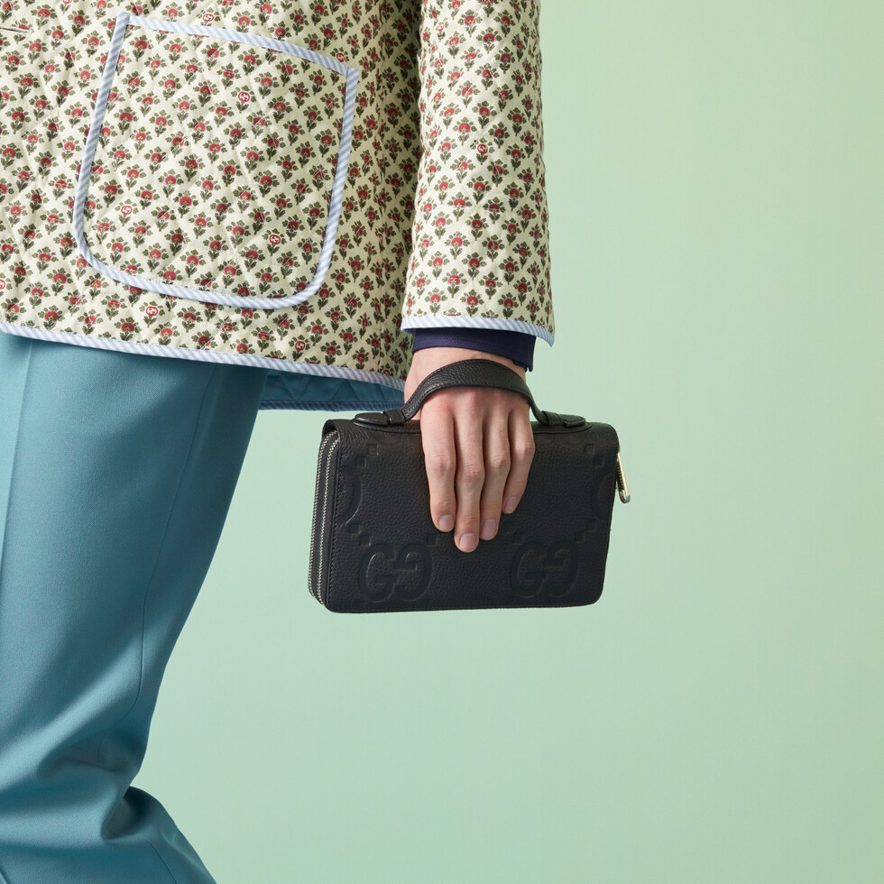 ☆GUCCI☆ジャンボ GG トラベルドキュメントケース メンズ