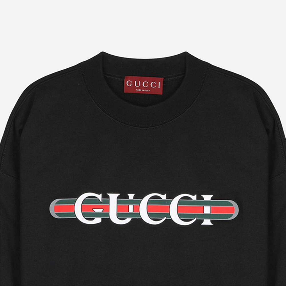 グッチ GUCCI コットン プリント スウェットシャツ レディース メンズ