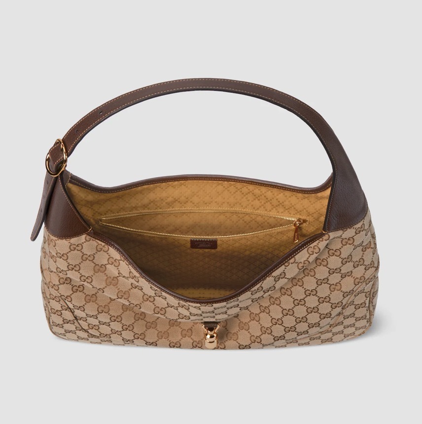 グッチ GUCCI ジャッキー 1961 ラージ クロスボディバッグ サンド 新作 レディース