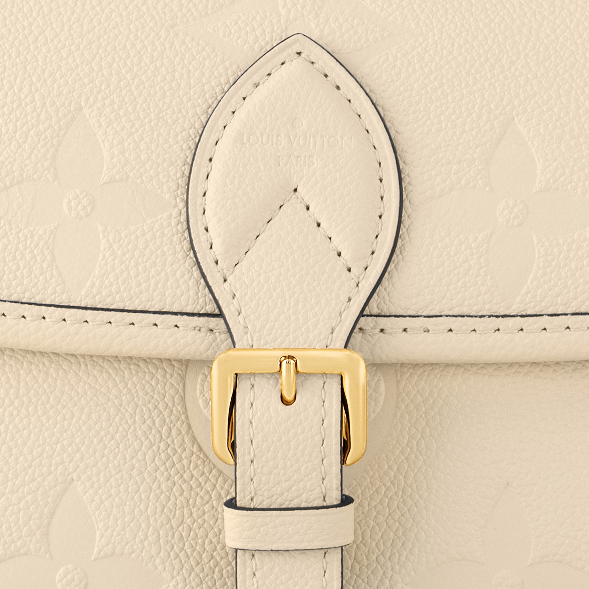 LOUIS VUITTON ディアヌ DIANE アンプラント クリーム ブラック ショルダーバッグ レディース