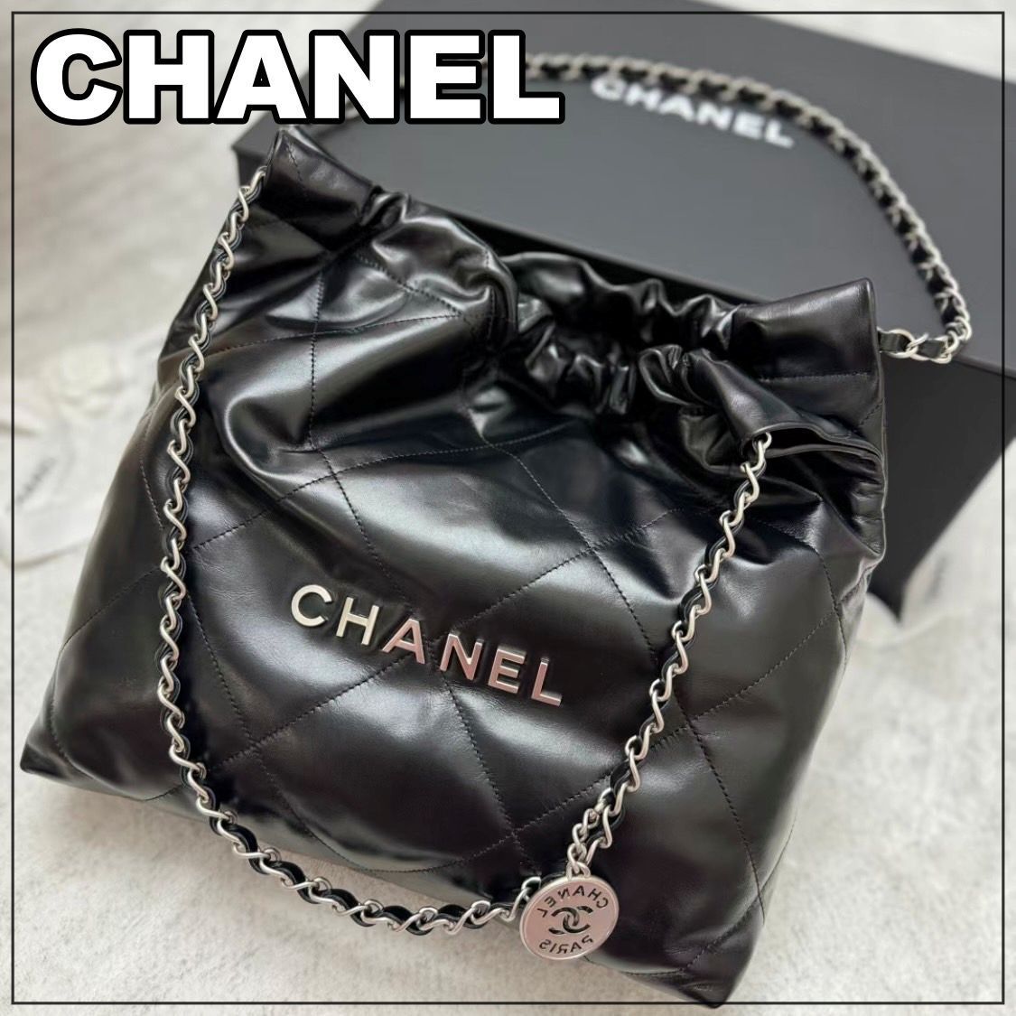シャネル CHANEL 新定番 スモールハンドバッグ レディース