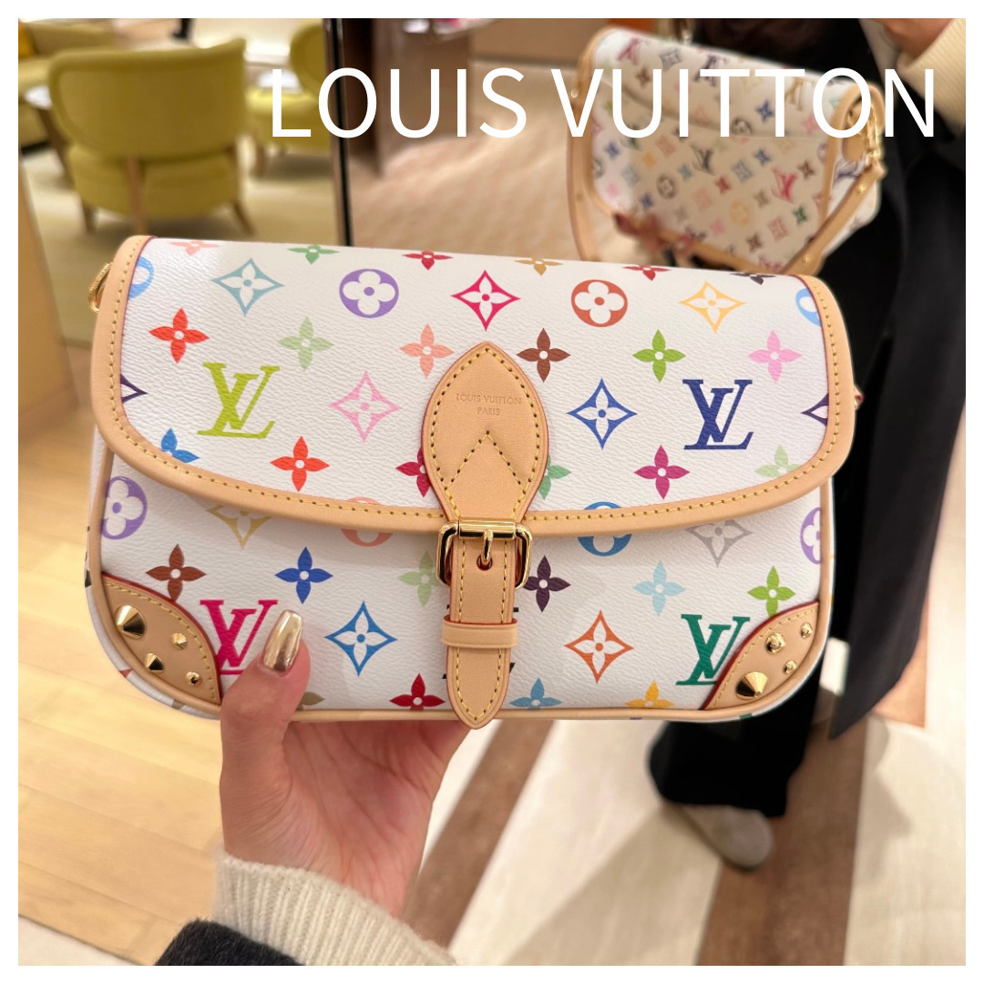 ルイヴィトン LOUIS VUITTON LV x TM ダイアン PM ショルダーバッグ M27866 レディース