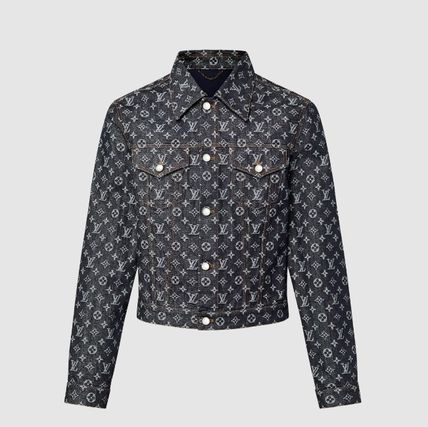 ルイヴィトン LOUIS VUITTON モノグラムジャカードデニムジャケット メンズ