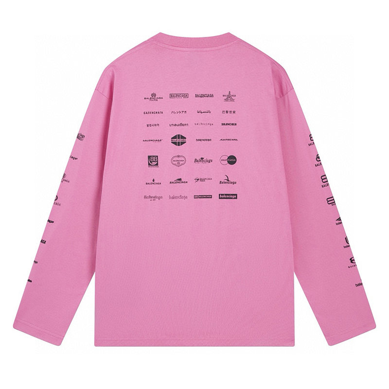Balenciaga(バレンシアガ)  5色 logo プリント トレーナー 長袖 メンズ＆レディース