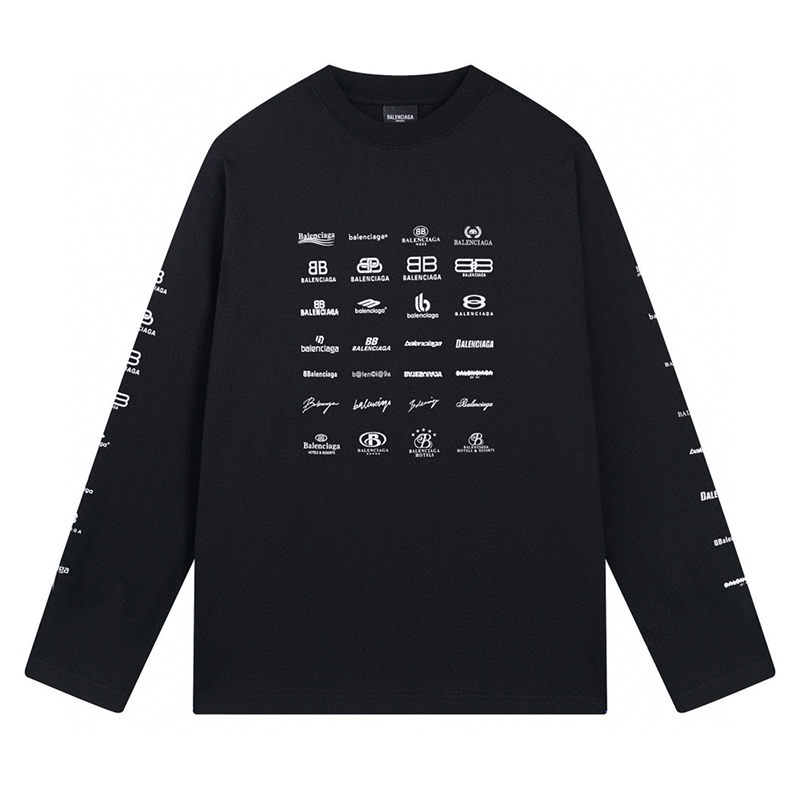 Balenciaga(バレンシアガ)  5色 logo プリント トレーナー 長袖 メンズ＆レディース