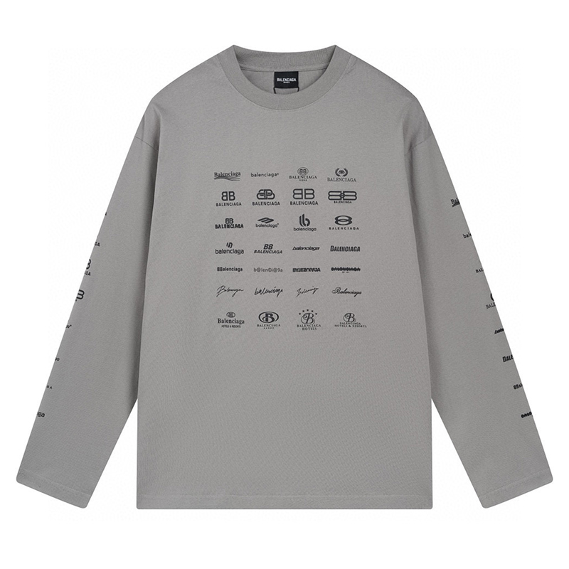 Balenciaga(バレンシアガ)  5色 logo プリント トレーナー 長袖 メンズ＆レディース
