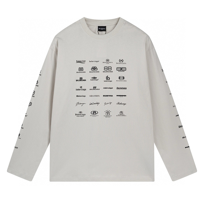 Balenciaga(バレンシアガ)  5色 logo プリント トレーナー 長袖 メンズ＆レディース