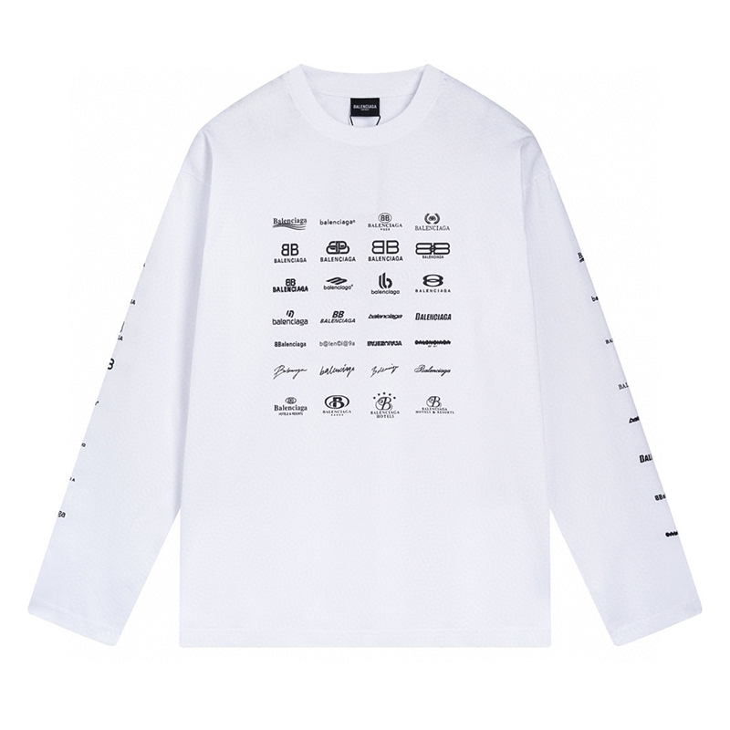 Balenciaga(バレンシアガ)  5色 logo プリント トレーナー 長袖 メンズ＆レディース