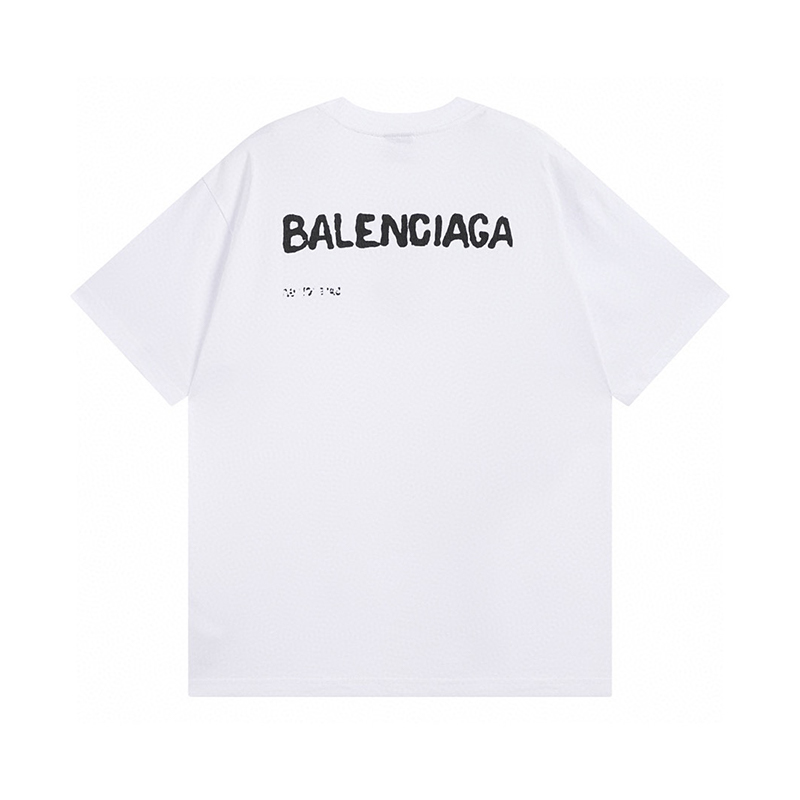 バレンシアガ（BALENCIAGA）24SS 2色 LOGOプリント Tシャツ 半袖 メンズ＆レディース