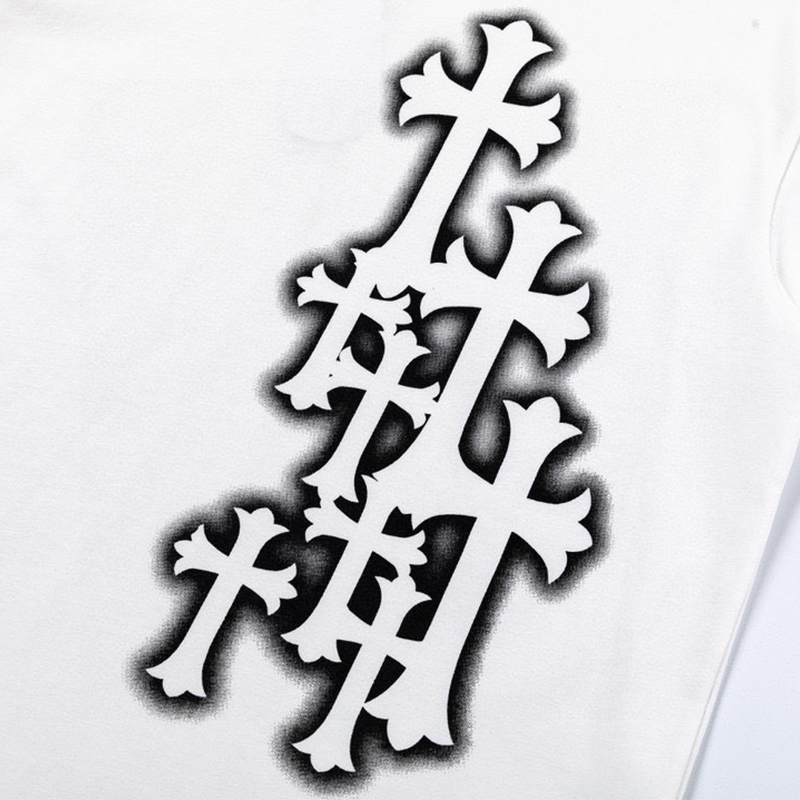 クロムハーツ Chrome Hearts  2色 Tシャツ 半袖 メンズ＆レディース