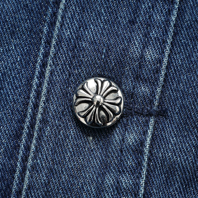 クロムハーツ（Chrome Hearts） デニム ジャケット コート アウター 長袖 メンズ＆レディース