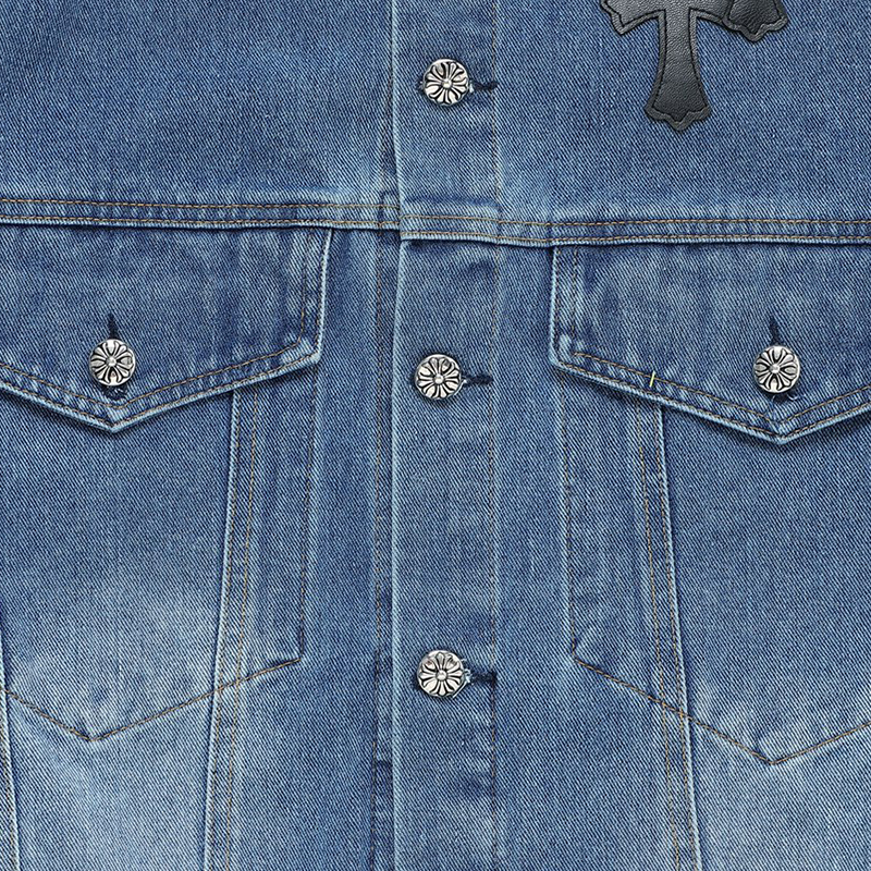 クロムハーツ（Chrome Hearts） デニム ジャケット コート アウター 長袖 メンズ＆レディース