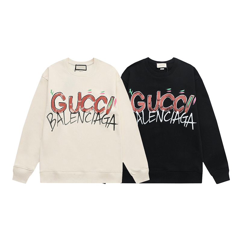 グッチ（GUCCI）バレンシアガ（BALENCIAGA）2色 トレーナー 長袖 メンズ＆レディース