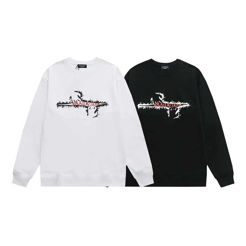 バレンシアガ（BALENCIAGA）2色 トレーナー 長袖 メンズ＆レディース